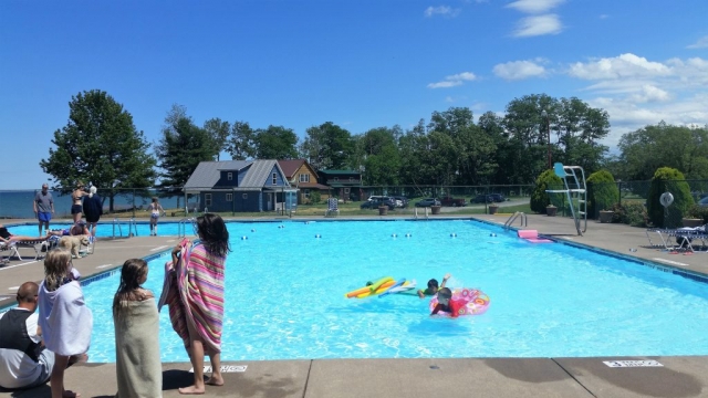 Enjoying the Pool